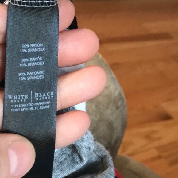 White House Black Market longer line striped top tunic size XS - Picture 6 of 6